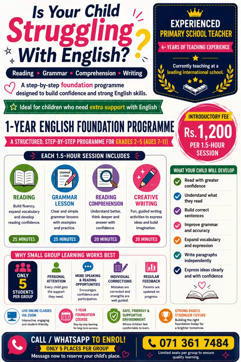 1 Year English Foundation Programme