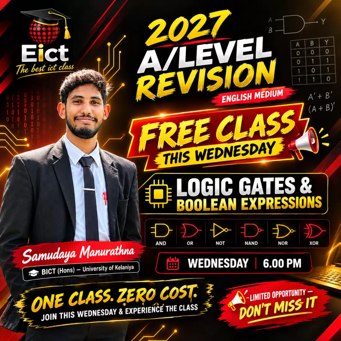 2027 A/Level ICT Revision (Sinhala/English)