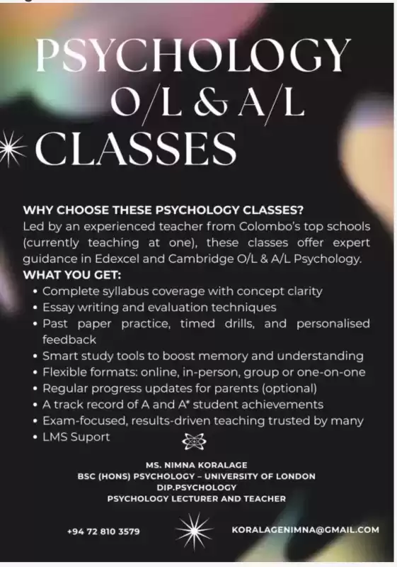 A* Guaranteed Psychology AL Classes