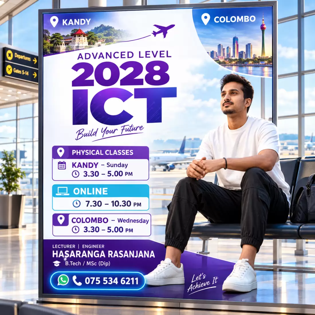 🎓 උසස් පෙළ (A/L) ICT - 'A' සාමාර්ථයක් සඳහා විශේෂ තනි පුද්ගල පන්ති (Individual Classes)