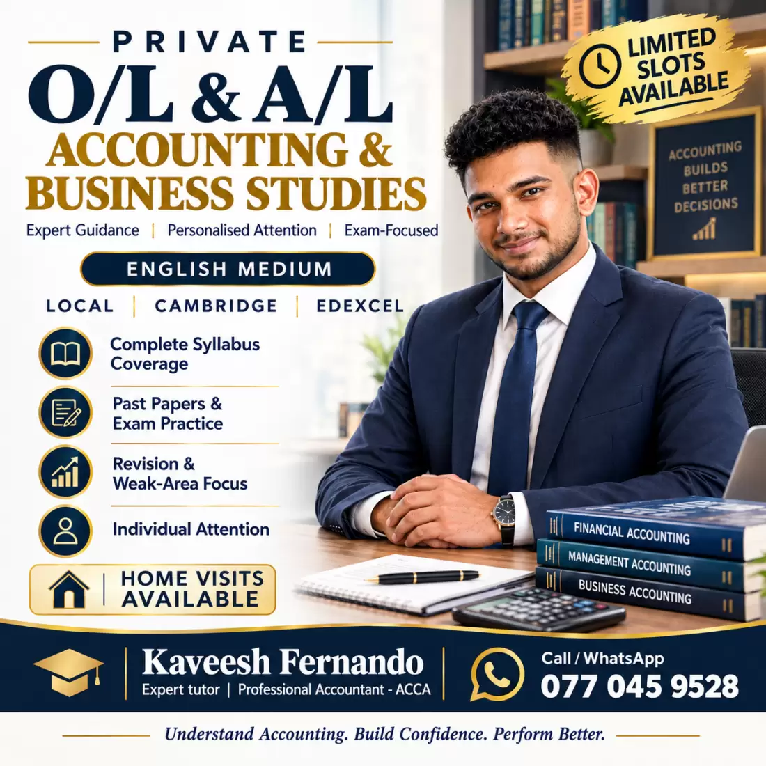 Accounting & Business Studies - Home visit