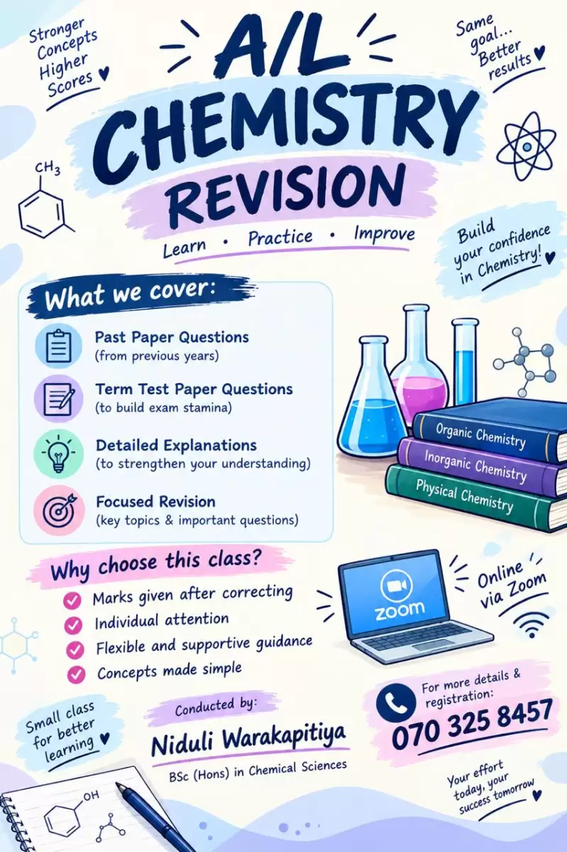 Advanced Level Chemistry - EM paper class