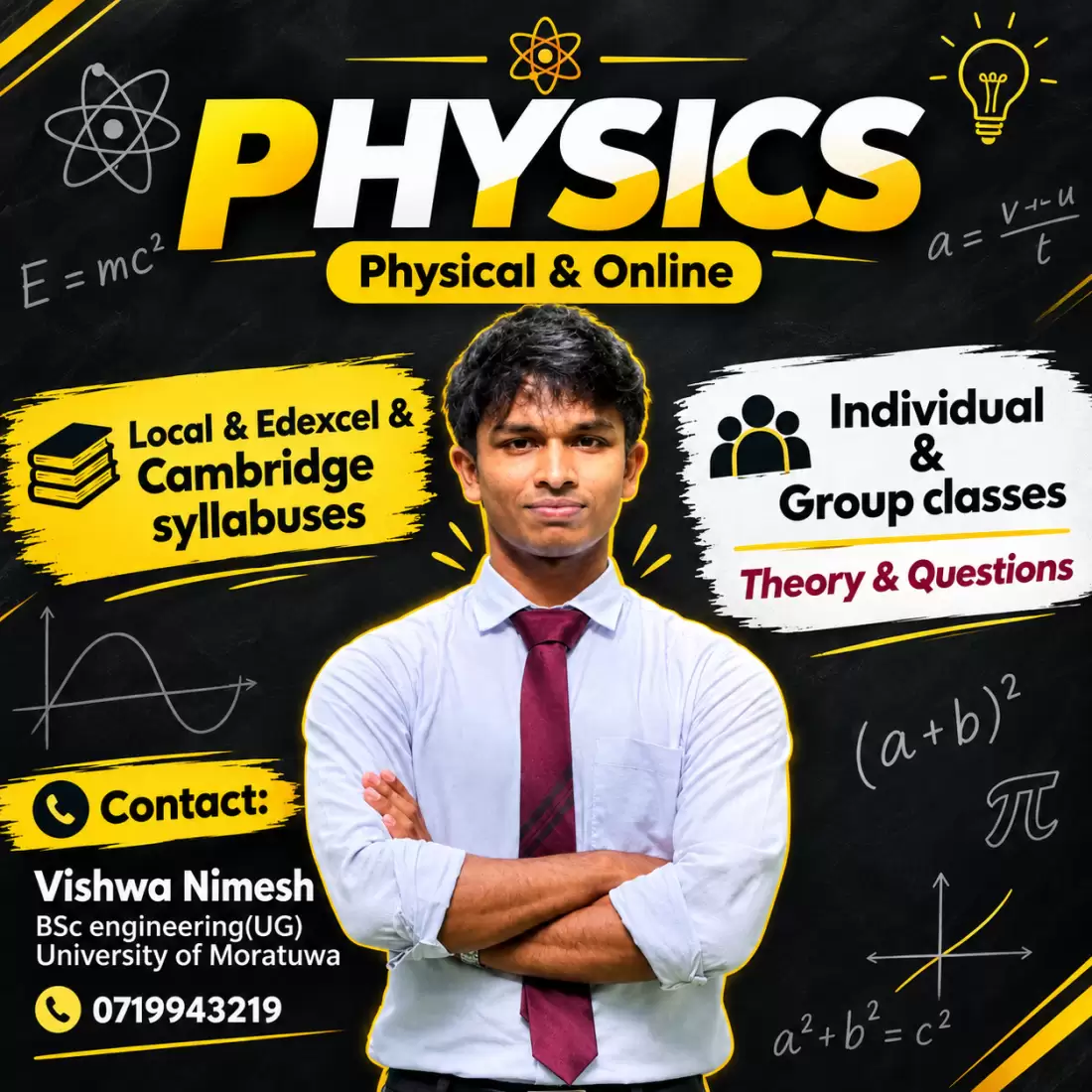 Advanced Level Local, Edexcel & Cambridge syllubuses Physics