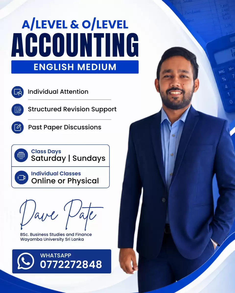 AL and OL Accounting (English Medium)