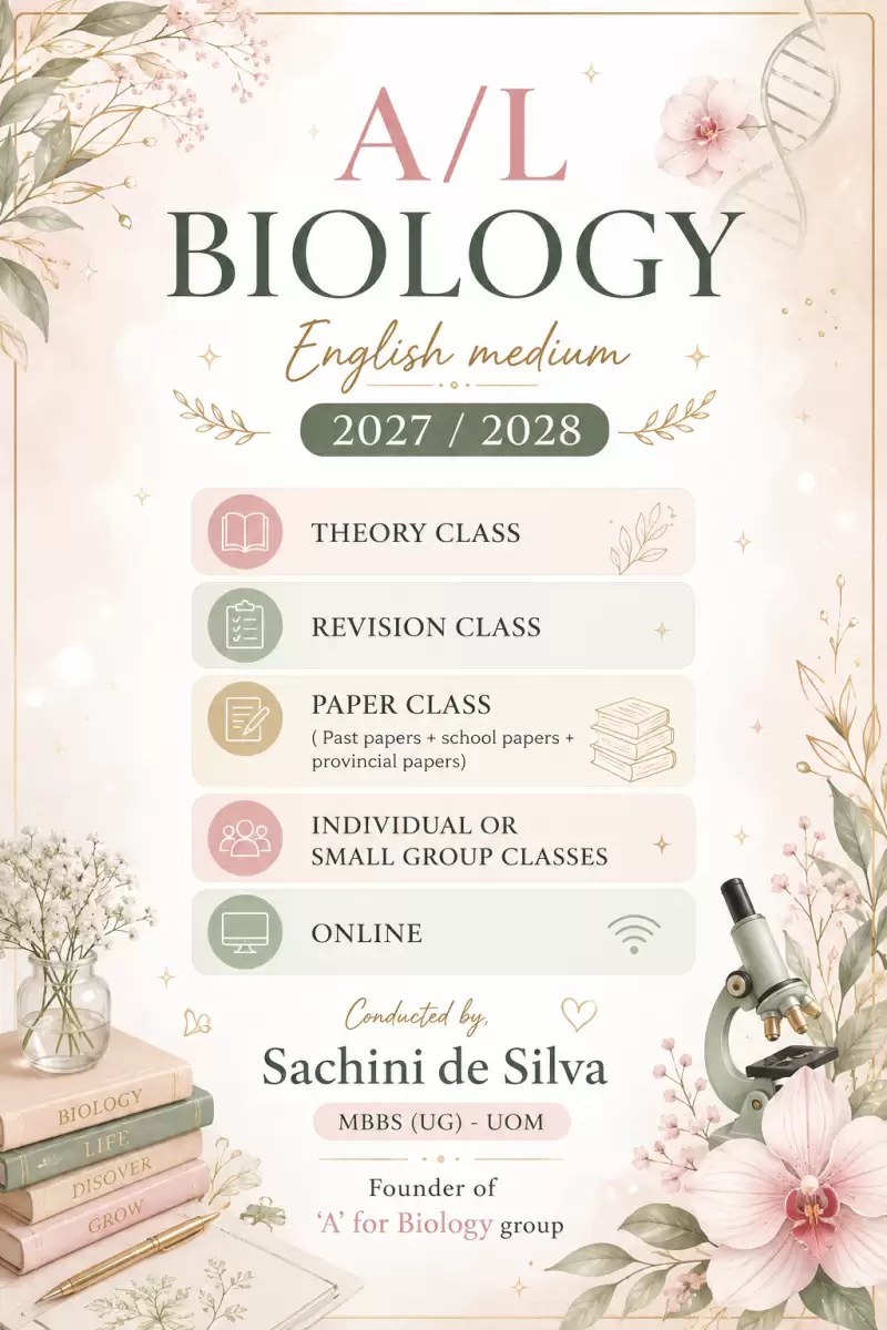 AL BIOLOGY ENGLISH MEDIUM