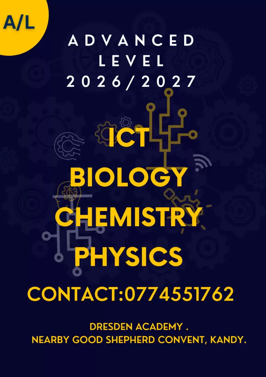 Biology, Chemistry, ICT and Physics