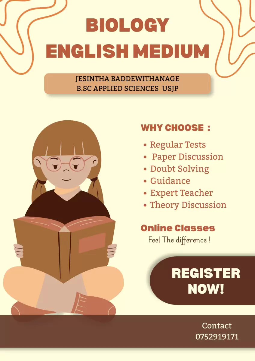 Biology English Medium Online
