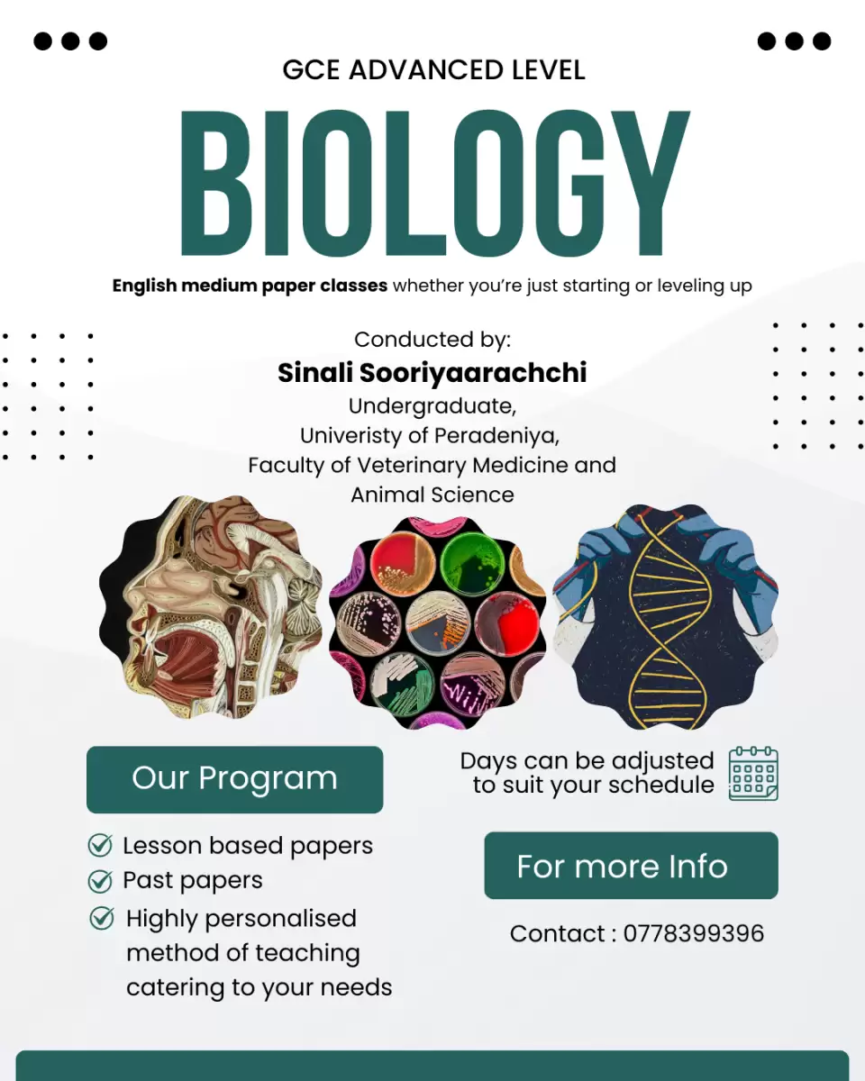 Biology paper class