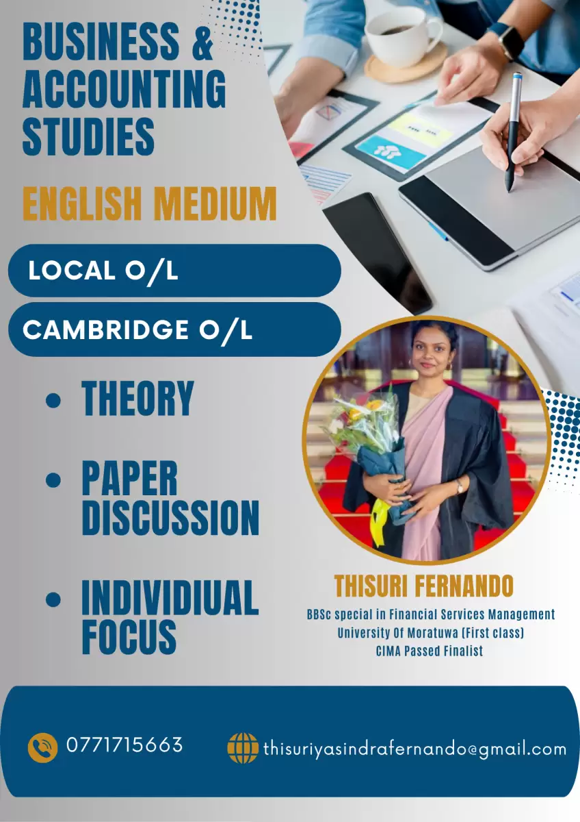 Business & Accounting Studies (English Medium)