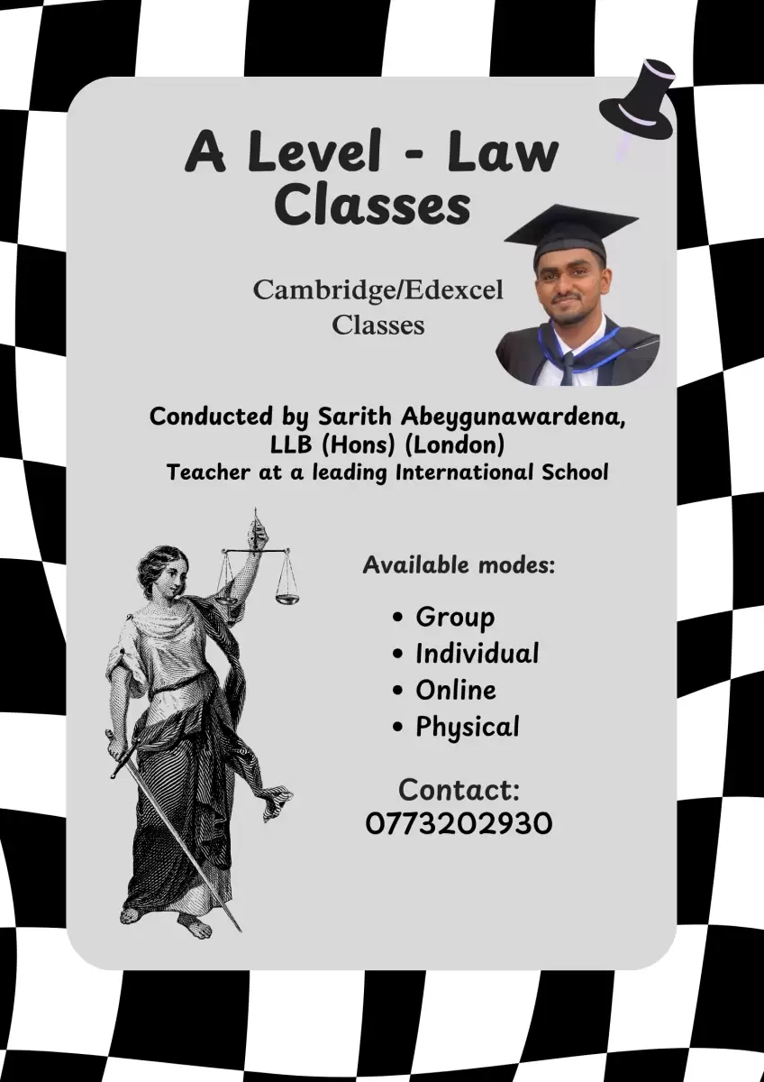Cambridge/Edexcel A Level Law classes