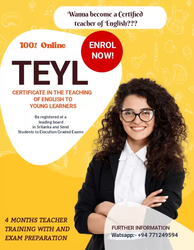 Certificate in the Teaching of English to Young Learners