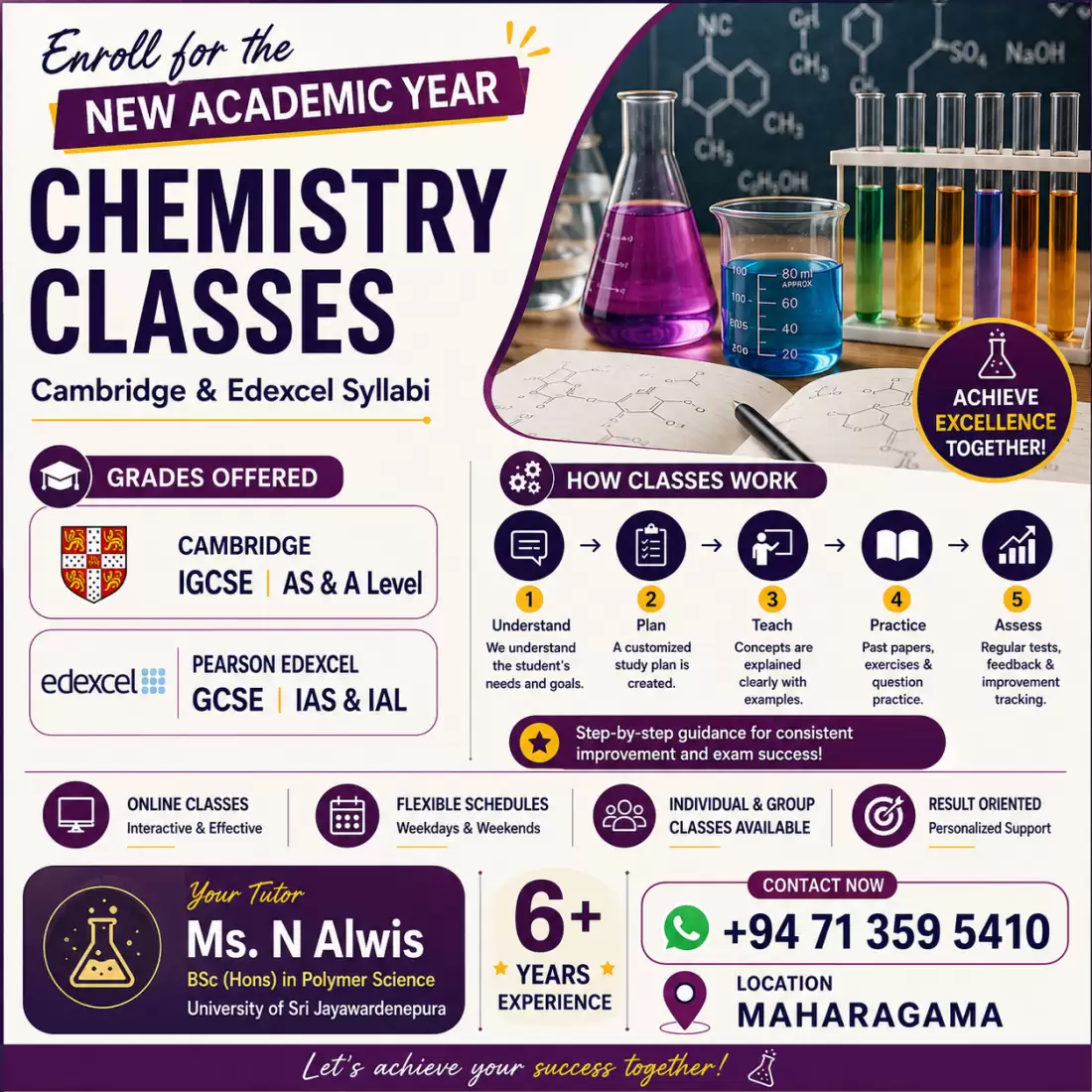 Chemistry Edexcel OCR Cambridge AL | AS & A2