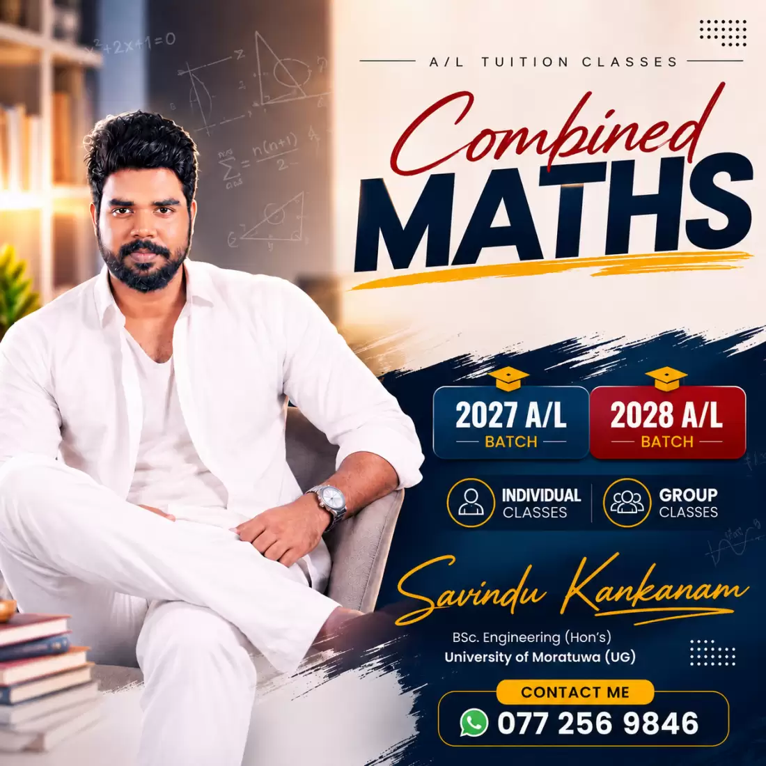 Combined Maths Individual & Group Classes