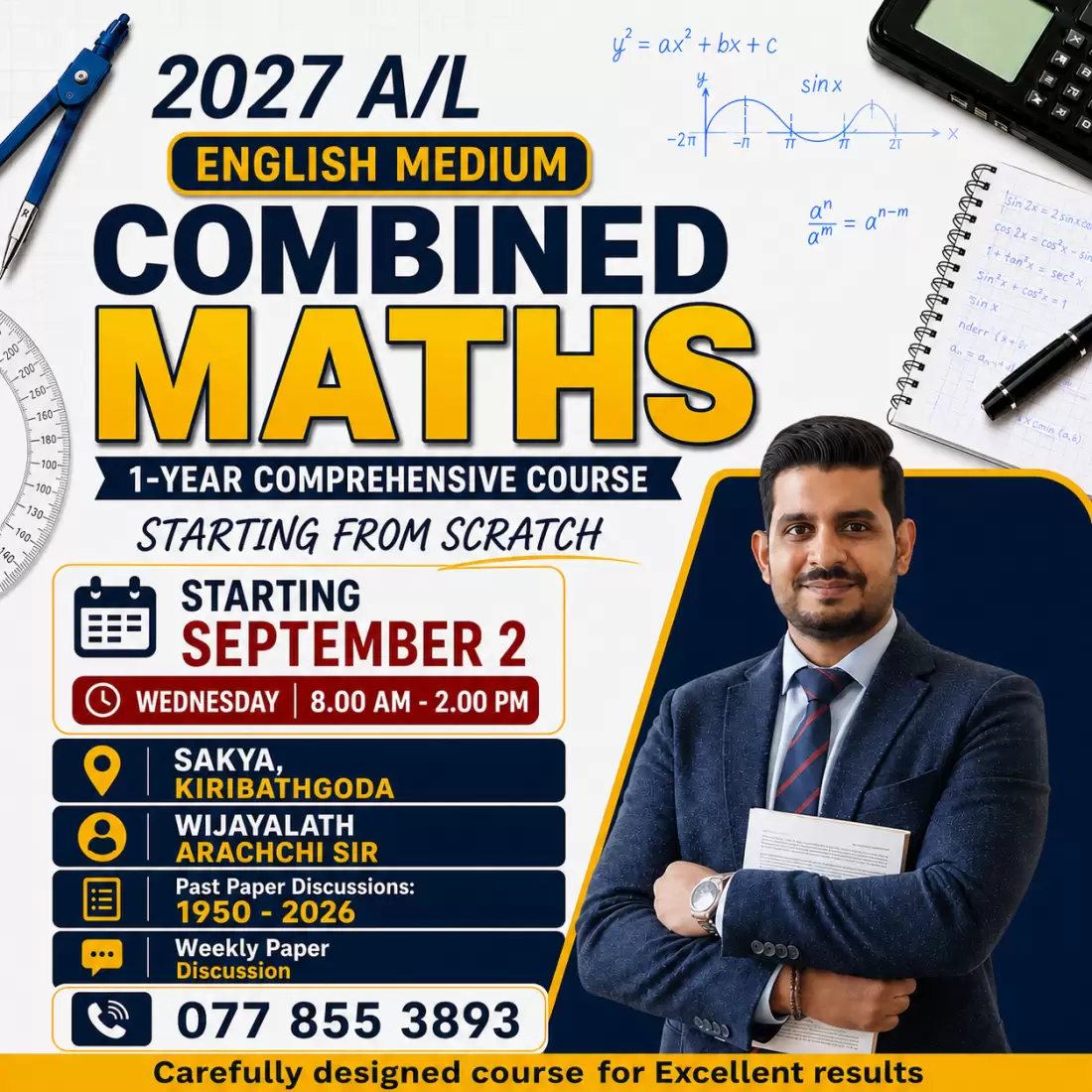🎓 COMBINED MATHS – Theory Class - 2027 A/L Starting from scratch ...