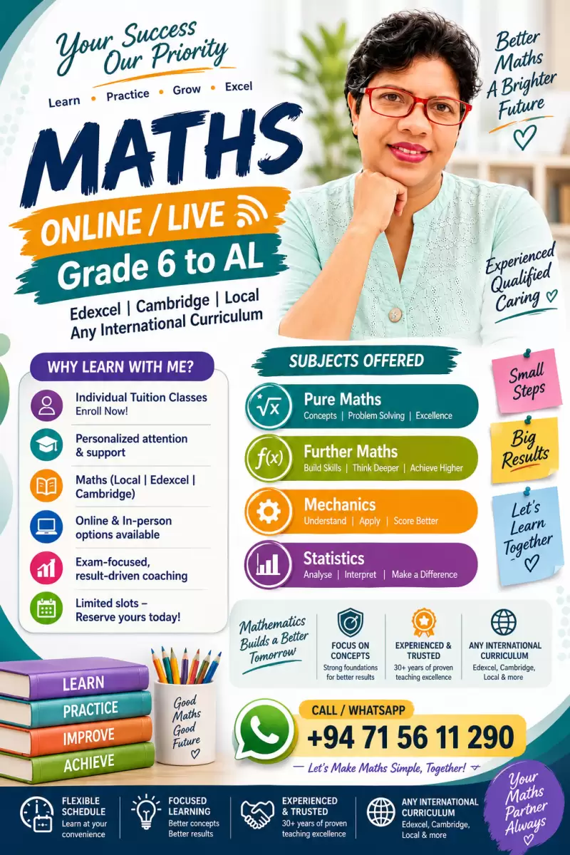 Edexcel / Cambridge / Any Loval, International Maths clzs