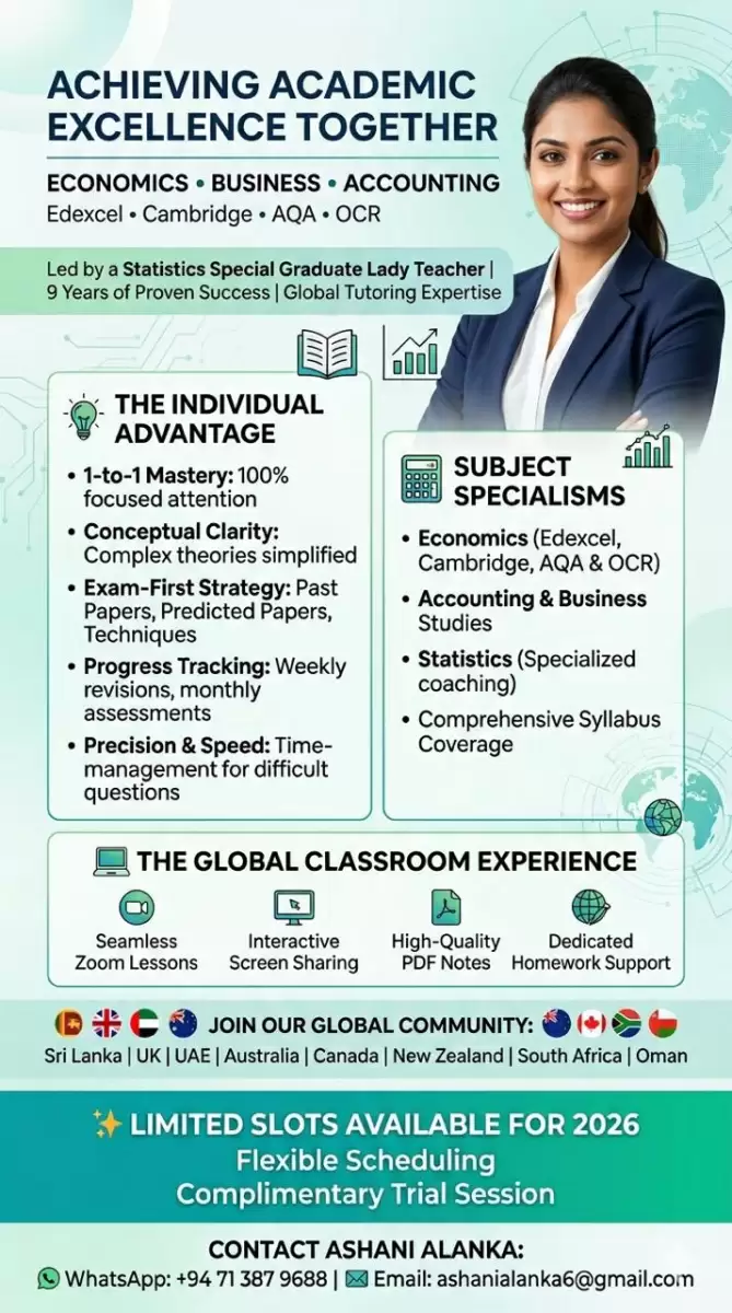 Edexcel & Cambridge AQA OCR Economics , • Accounting , • Business