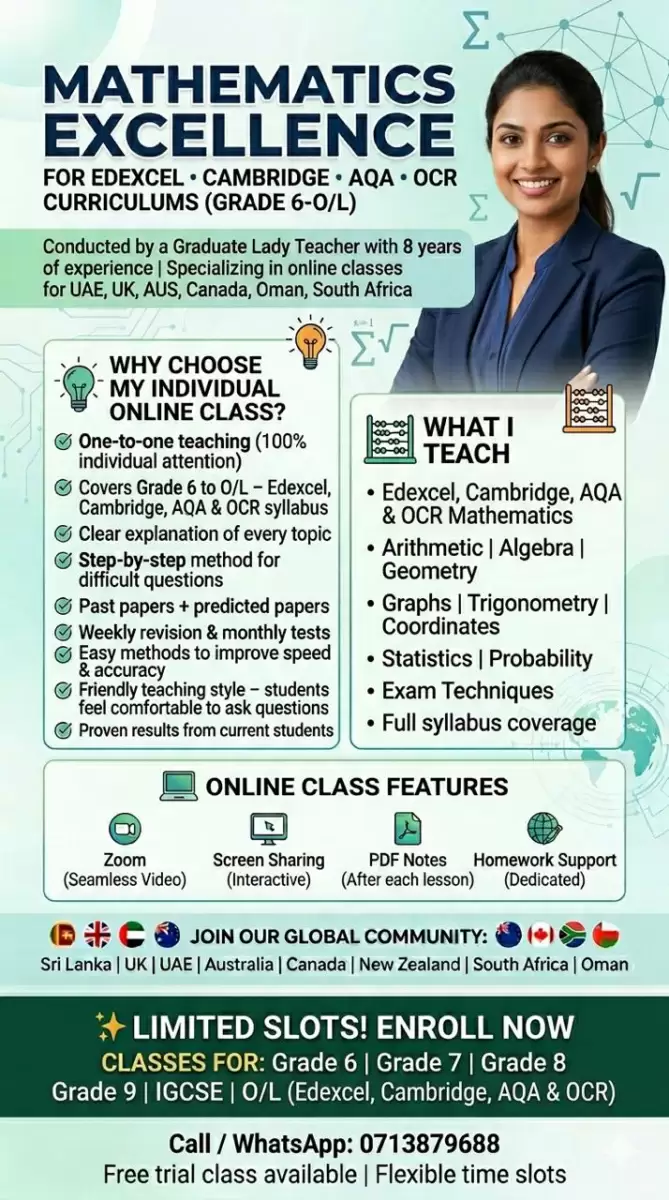 Edexcel/Cambridge /AQA/OCR Mathametics