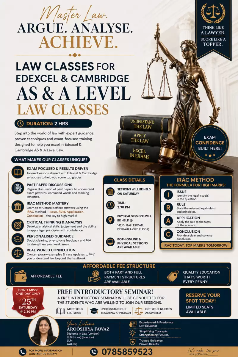Edexcel & Cambridge AS and A Level Law