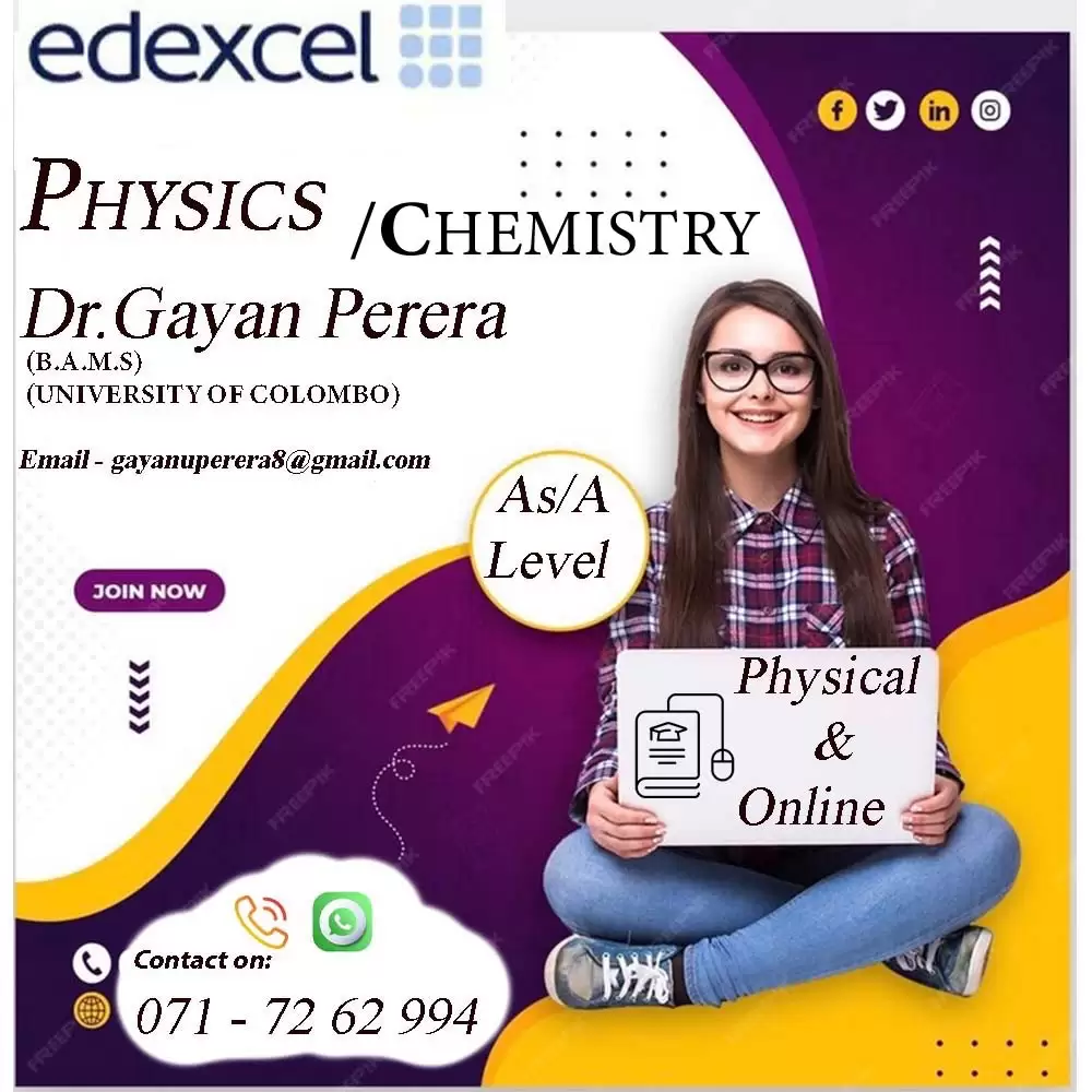 Edexcel Chemistry/Physics/Biology As/A level And O/L