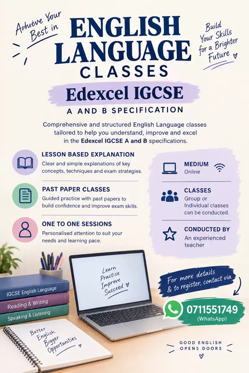 Edexcel English Language classes