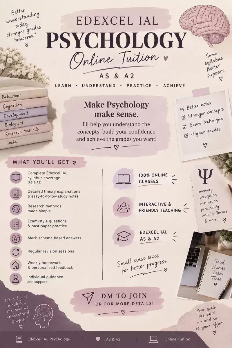 EDEXCEL IAL PSYCHOLOGY CLASS