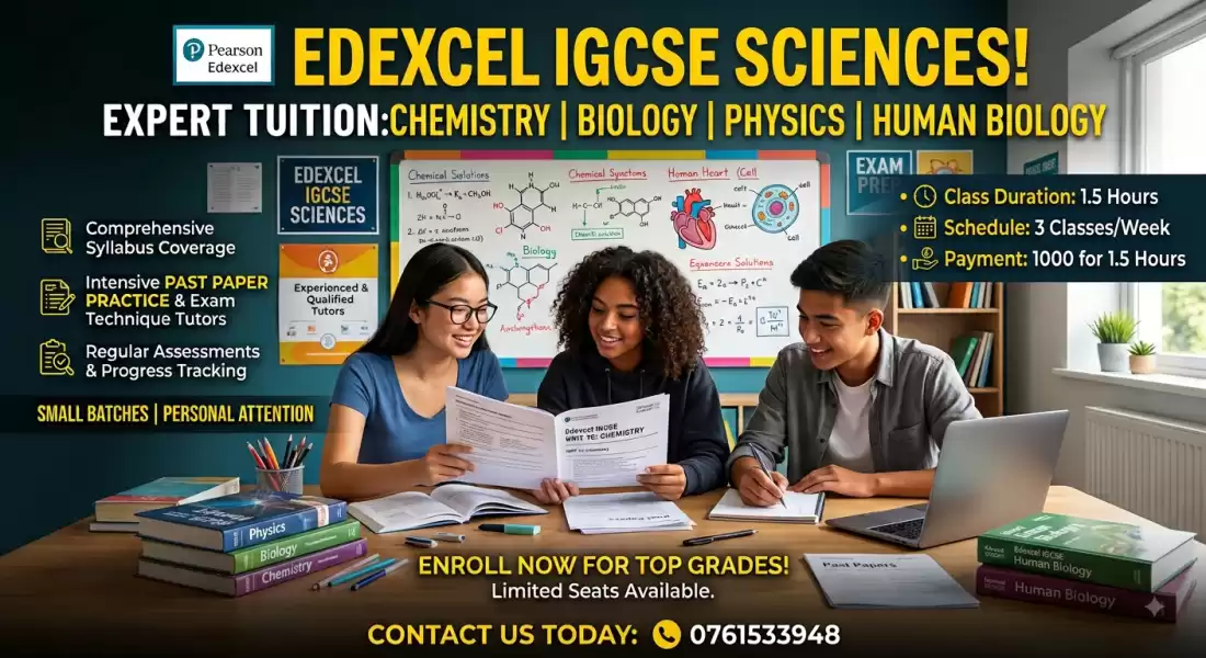 Edexcel IGCSE science classes