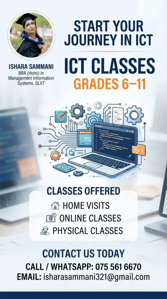 Empower Your Child’s Digital Future – Expert ICT Classes for Grades 6–11! 💻