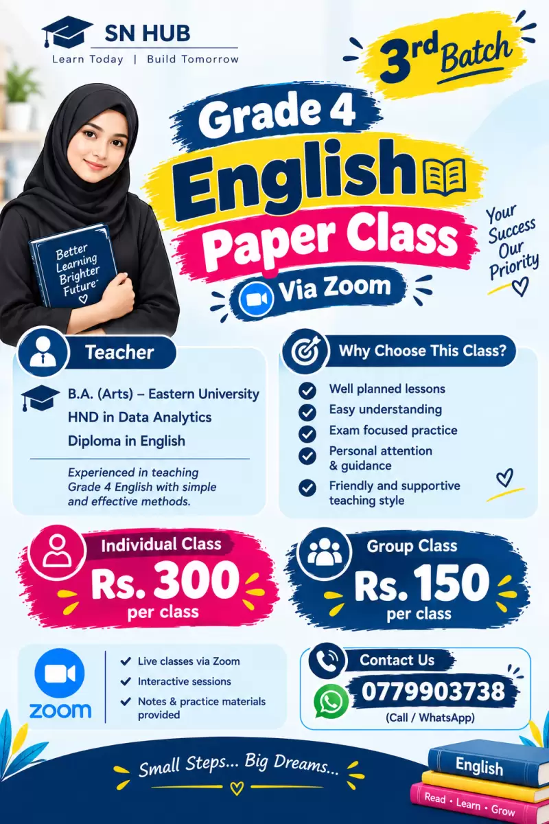 English Class Grade 4