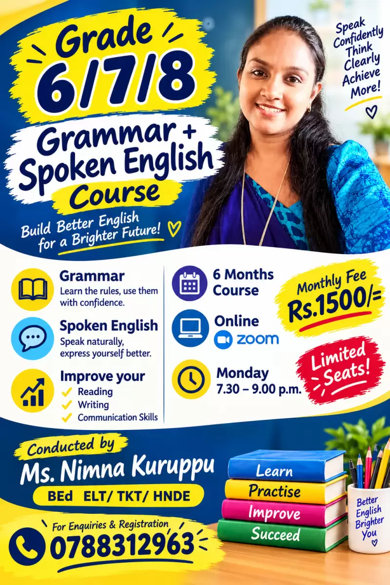 English for grades 6/7/8