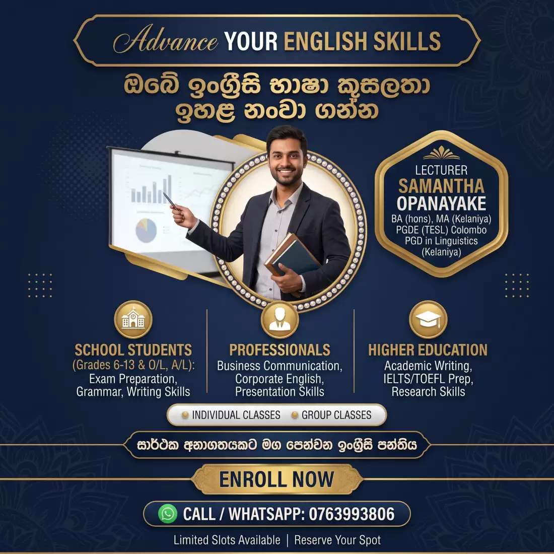 ENGLISH for Professionals and Students
