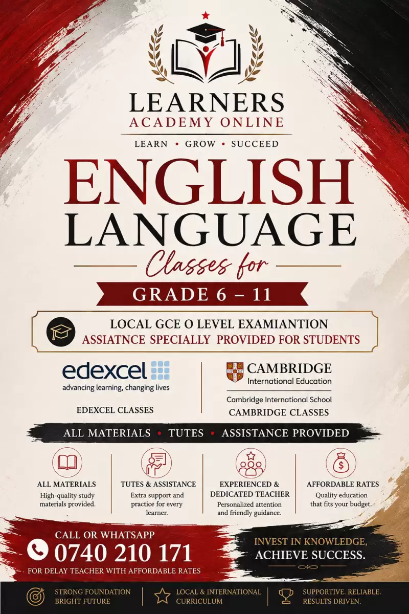 English language classes
