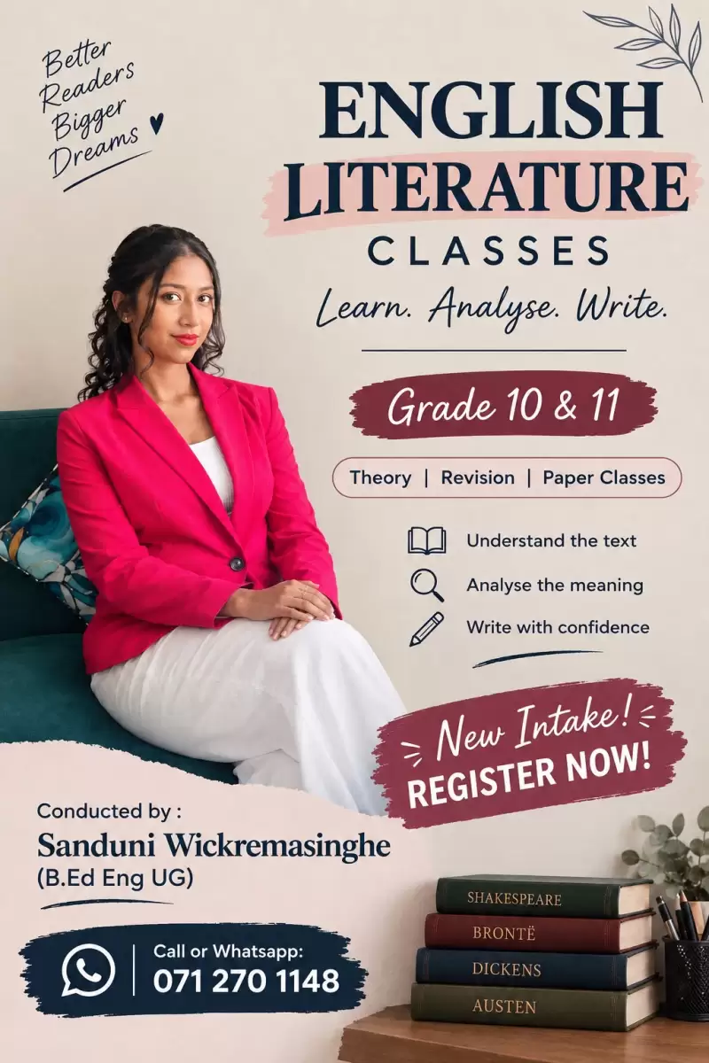 English Literature Classes for Grades 10 & 11 | Theory, Revision & Paper Classes