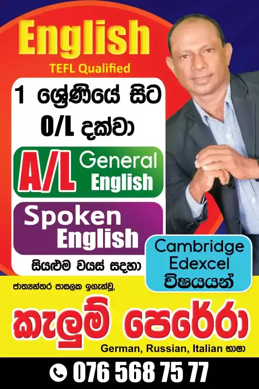 English, Maths,Italian, German, French classes