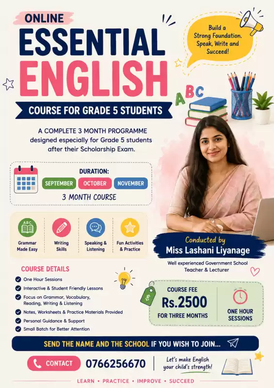 Essential English Course for Grade 5 students