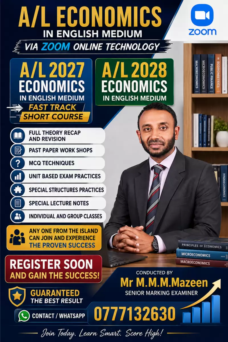 Fast Track Economics English Medium CLASSES