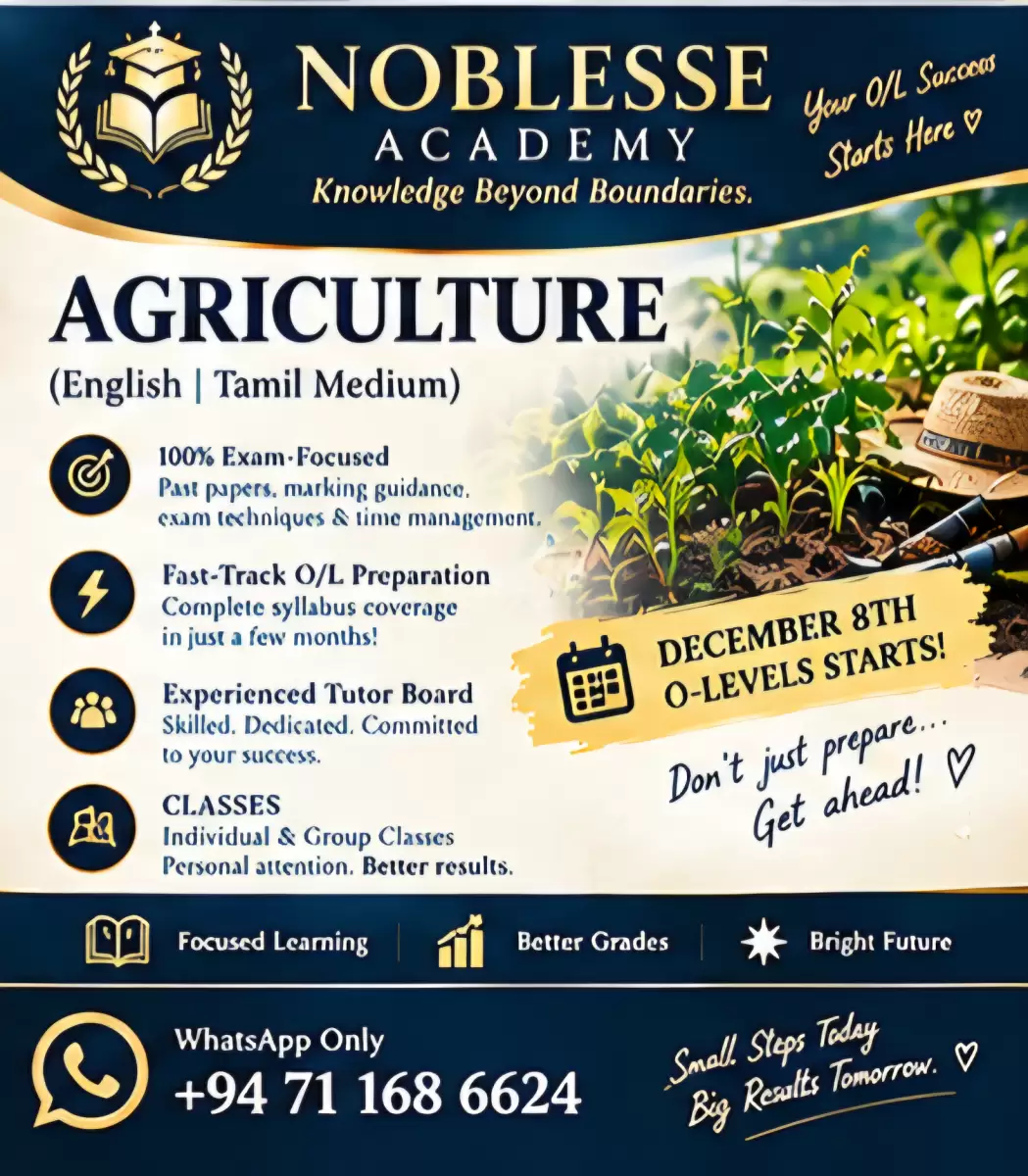 FAST TRACK OL AGRICULTURE CLASSES-2026