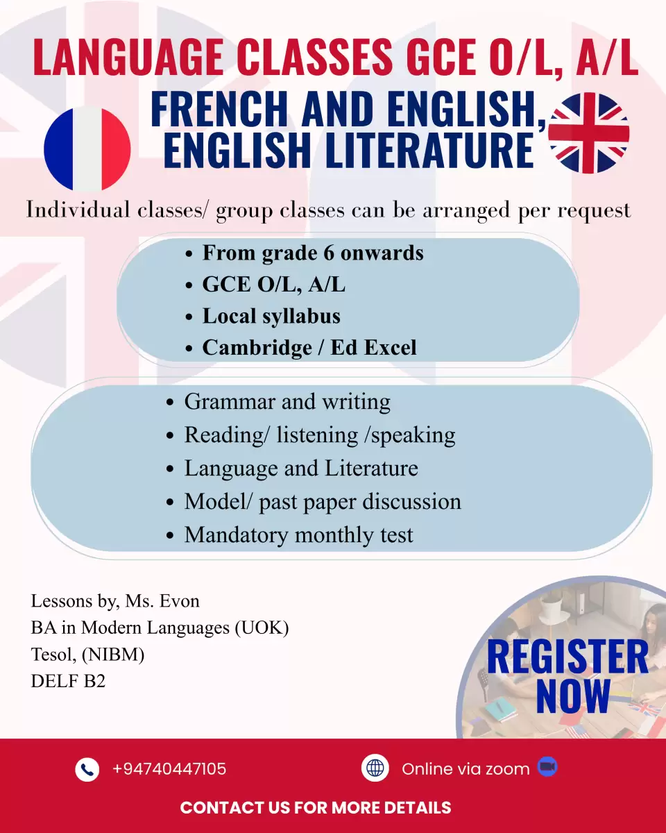 French and english