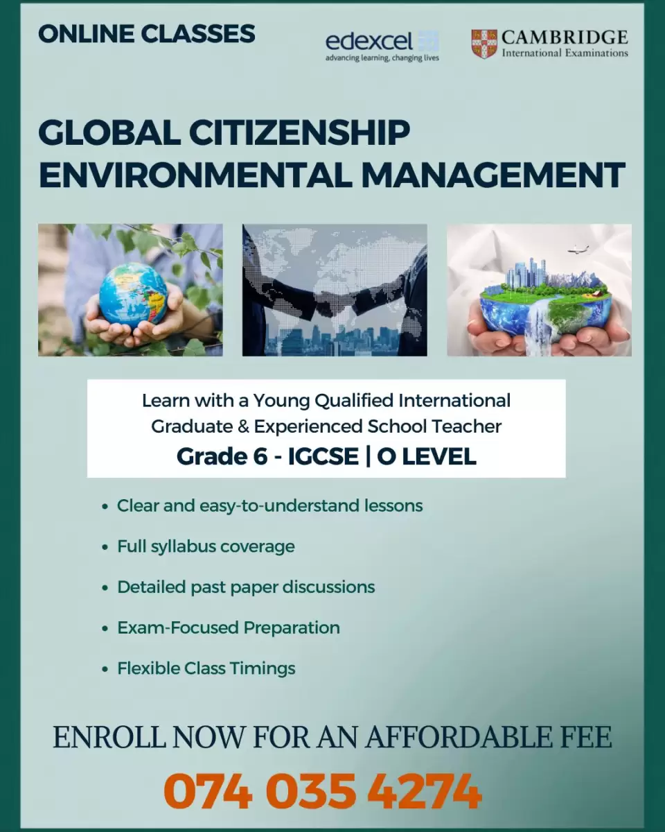 GLOBAL CITIZENSHIP & ENVIRONMENTAL STUDIES