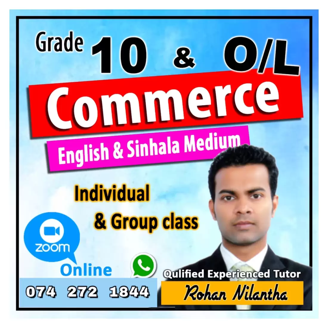 Grade 10 and o/ l commerce class
