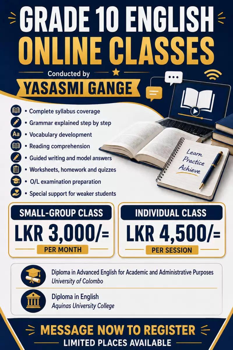 Grade 10 English Online Classes