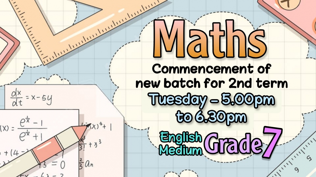 Grade 7 Maths English medium online classes | Mathematics (O/L (Grade 6 ...