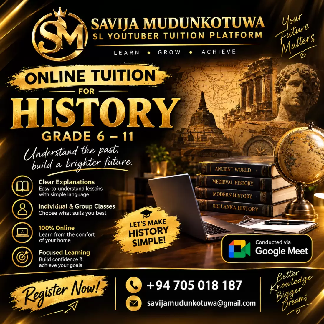 History Online Class ( No Demo Class )