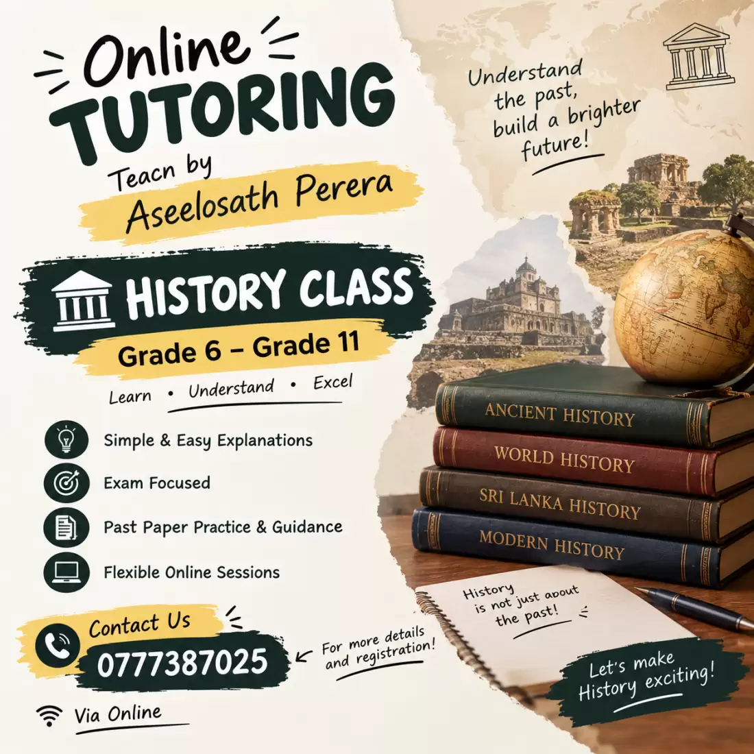 🏛️ History Tuition Classes Learn History