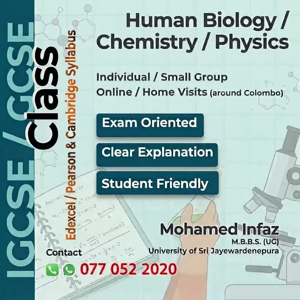 Human Biology, Chemistry & Physics | IGCSE / GCSE | Edexcel & Cambridge
