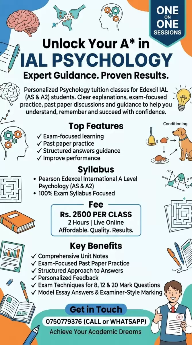 IAL Psychology Tutoring