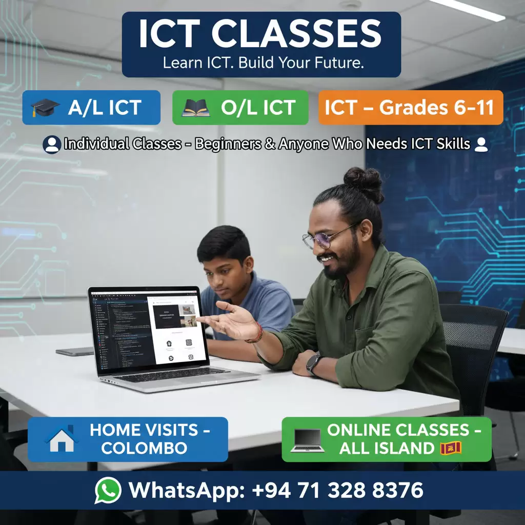 💻 ICT Classes by a Software Engineer