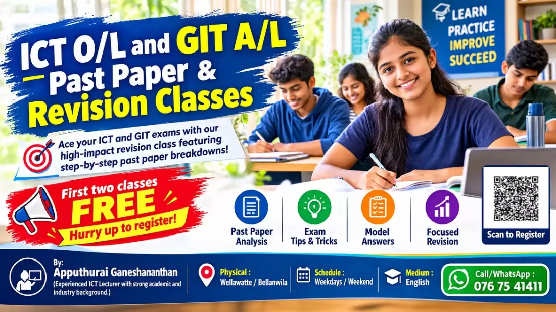 ICT O/L & GIT (A/L) Revision & Past Paper