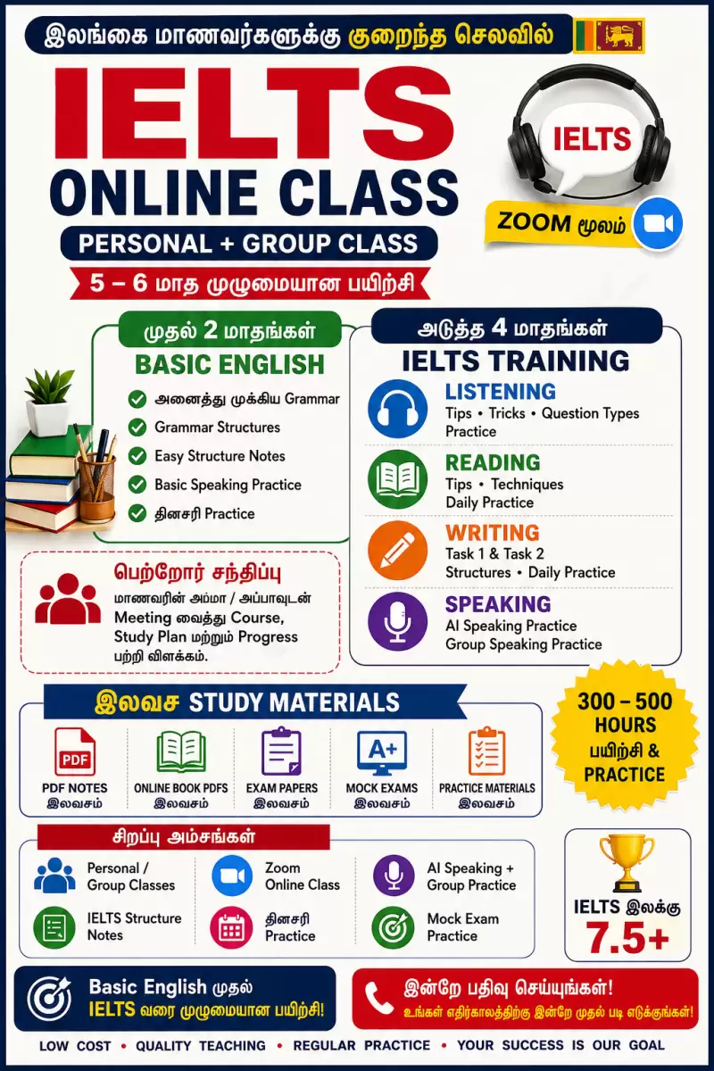 IELTS ONLINE CLASS