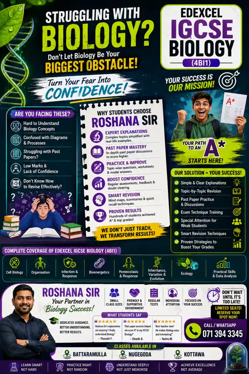 IGCSE Biology (Edexcel and Cambridge)