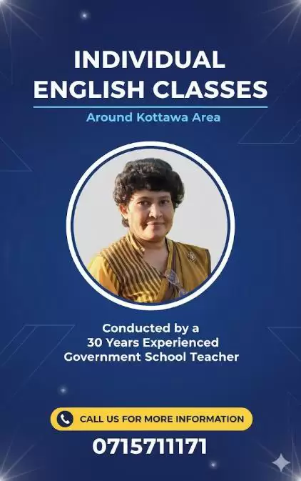 Individual English Classes for Grade 1 to 11